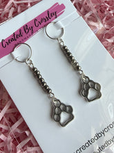Load image into Gallery viewer, Paw Print Hearing Aid Charms