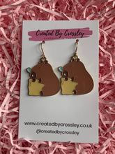 Load image into Gallery viewer, Capybara Charm Earrings