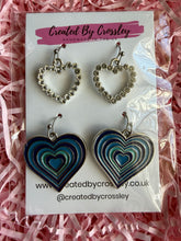Load image into Gallery viewer, Hearts Earring Duo