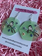 Load image into Gallery viewer, Large Bird Charm Earrings