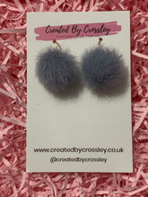 Load image into Gallery viewer, Fluffy Colourful Charm Earrings