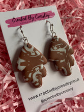 Load image into Gallery viewer, Brown Grey Clay Earrings