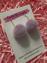 Load image into Gallery viewer, Fluffy Colourful Charm Earrings