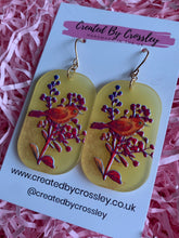Load image into Gallery viewer, Large Bird Charm Earrings