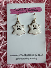 Load image into Gallery viewer, Unhappy Ghost Charm Earrings
