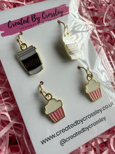 Load image into Gallery viewer, Coffee and Cake Earring Duo