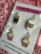 Load image into Gallery viewer, Coffee and Cake Earring Duo