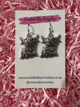 Load image into Gallery viewer, Highland Cow Charm Earrings