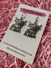 Load image into Gallery viewer, Highland Cow Charm Earrings