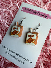 Load image into Gallery viewer, Chocolate Milk Charm Earrings