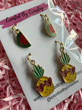 Load image into Gallery viewer, Funky Fruit Earring Duo