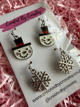 Load image into Gallery viewer, Snowman Earring Duo