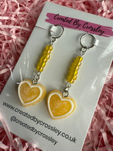 Load image into Gallery viewer, Yellow Heart Hearing Aid Charms
