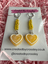 Load image into Gallery viewer, Yellow Heart Hearing Aid Charms