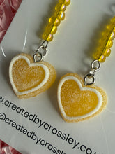 Load image into Gallery viewer, Yellow Heart Hearing Aid Charms