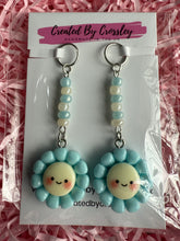 Load image into Gallery viewer, Blue Flower Hearing Aid Charms