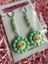 Load image into Gallery viewer, Green Flower Hearing Aid Charms