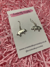 Load image into Gallery viewer, Pig Charm Earrings