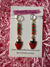 Load image into Gallery viewer, Strawberry Hearing Aid Charms