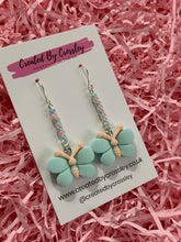 Load image into Gallery viewer, Beaded Butterfly Earrings