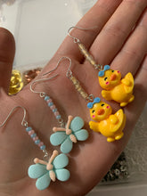 Load image into Gallery viewer, Beaded Butterfly Earrings