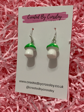 Load image into Gallery viewer, Mushroom Charm Earrings