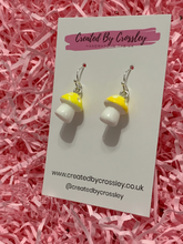 Load image into Gallery viewer, Mushroom Charm Earrings