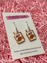 Load image into Gallery viewer, Chocolate Milk Charm Earrings