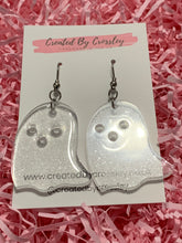 Load image into Gallery viewer, Sparkly Cute Ghost Earrings