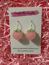 Load image into Gallery viewer, Colourful Peach Charm Earrings