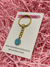 Load image into Gallery viewer, Smiley Colourful Charm Keyring