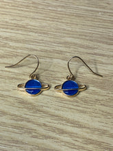 Load image into Gallery viewer, Colourful Space Planet Charm Earrings