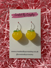 Load image into Gallery viewer, Colourful Peach Charm Earrings