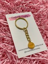 Load image into Gallery viewer, Smiley Colourful Charm Keyring