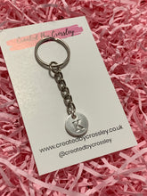 Load image into Gallery viewer, Silver Initial Keyring