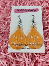 Load image into Gallery viewer, Pumpkin Teardrop Earrings