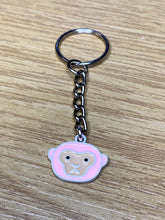 Load image into Gallery viewer, Pink Chimp Charm Keyring