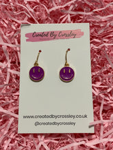 Load image into Gallery viewer, Smiley Colourful Charm Earrings