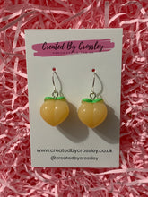 Load image into Gallery viewer, Colourful Peach Charm Earrings