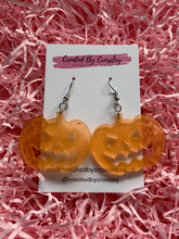 Load image into Gallery viewer, Orange Pumpkin Earrings