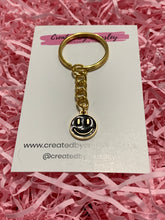 Load image into Gallery viewer, Smiley Colourful Charm Keyring
