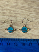 Load image into Gallery viewer, Colourful Space Planet Charm Earrings