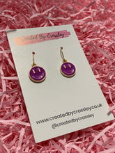 Load image into Gallery viewer, Smiley Colourful Charm Earrings
