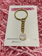 Load image into Gallery viewer, Smiley Colourful Charm Keyring