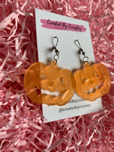 Load image into Gallery viewer, Orange Pumpkin Earrings