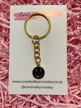Load image into Gallery viewer, Smiley Colourful Charm Keyring