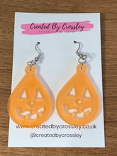 Load image into Gallery viewer, Pumpkin Teardrop Earrings
