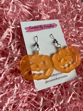 Load image into Gallery viewer, Orange Pumpkin Earrings