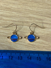 Load image into Gallery viewer, Colourful Space Planet Charm Earrings