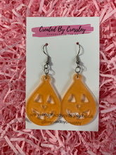 Load image into Gallery viewer, Pumpkin Teardrop Earrings